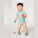 The babies' body s krátkým rukávem - stub103-caribbeanblue_studio_lifestyle_main_front - variant Eg STUB103C724B6