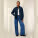 Stella Styler dámská uvolněná popelínová košile - stww973-frenchnavy_studio_lifestyle_main_front - variant Eg STWW973C7271L