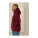 Kultovní mikina s kapucí středního střihu s volným střihem - stsu077-burgundy_studio_main_front - variant Eg STSU077C2441L