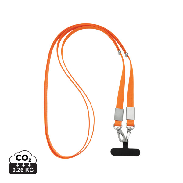 Crossbody šňůrka Nivo RCS z recyklovaného PET