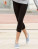 SF068 Ladies 3/4 Length Leggings - SF068_Black - variant Ls 1000165909