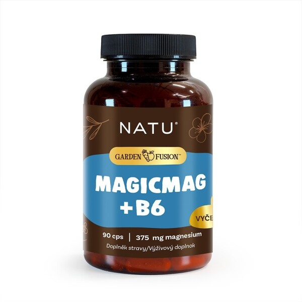 Garden Fusion hořčík bisglycinát (magnesium) + vitamín B6 90 kapslí