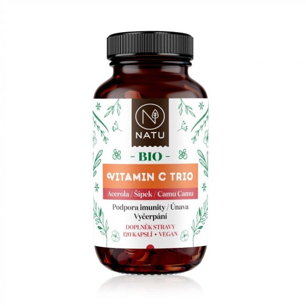 BIO vitamín C Trio 120 kapslí