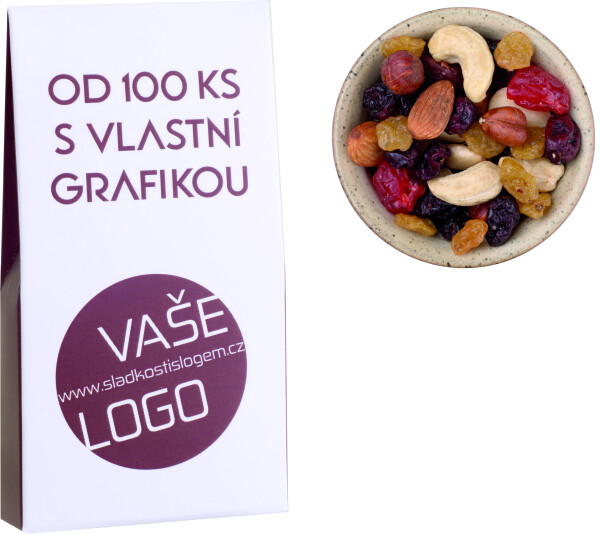 Směs ořechů a ovoce