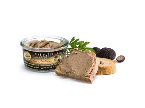 Husí paštika s lanýži a foie gras 120 g