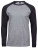 TJ5072 Baseball Tee - TJ5072_Heather_Black - variant Ls 1000230763