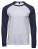 TJ5072 Baseball Tee - TJ5072_White_Navy - variant Ls 1000230744