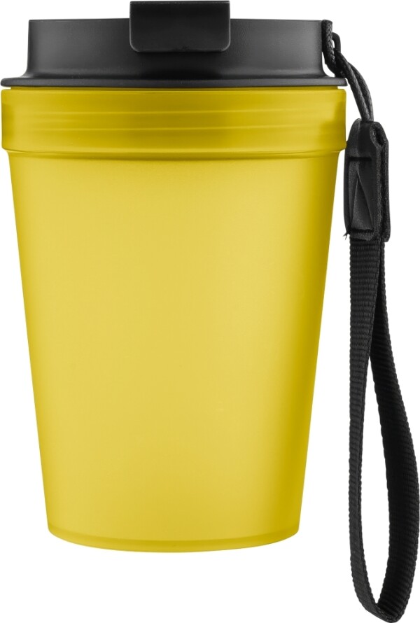 Jednostěnný termohrnek se šňůrkou na zápěstí 350 ml
