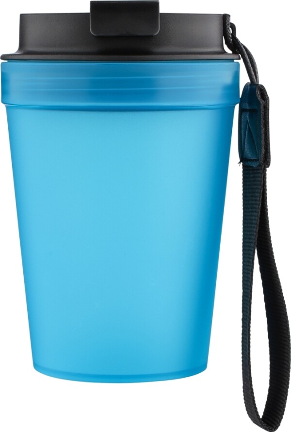 Jednostěnný termohrnek se šňůrkou na zápěstí 350 ml