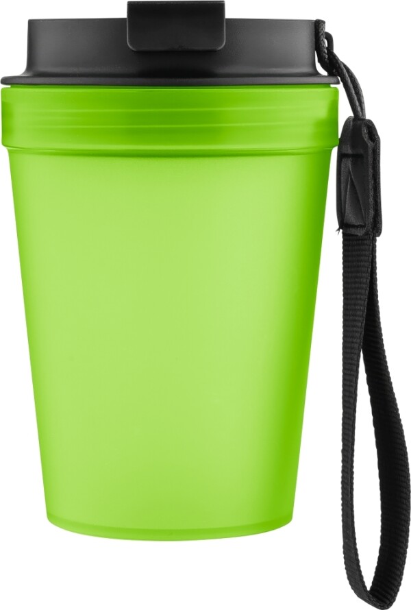 Jednostěnný termohrnek se šňůrkou na zápěstí 350 ml