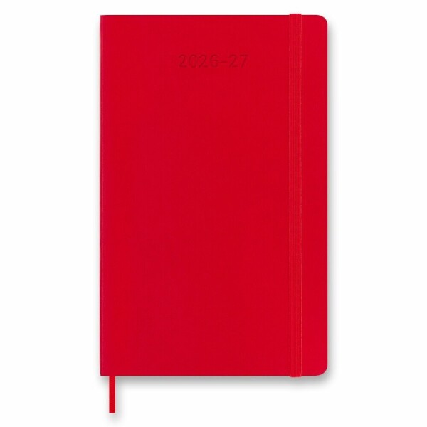 18měsíční diář Moleskine 2026 - 27 - tvrdé desky, L, týdenní