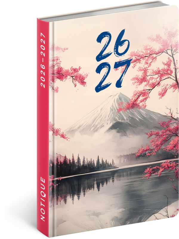 NOTIQUE 18měsíční diář Petito – Japonsko 2026/2027, 11 x 16 cm