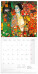 NOTIQUE Poznámkový kalendář Gustav Klimt 2027, 30 x 30 cm - pgp-36326-v_kal - variant Pg PGP-36326-V