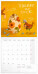 NOTIQUE Poznámkový kalendář Chicken Artists 2027, 30 x 30 cm - pgp-36823-v_kal - variant Pg PGP-36823-V