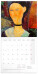 NOTIQUE Poznámkový kalendář Amedeo Modigliani 2027, 30 x 30 cm - pgp-36992-v_kal - variant Pg PGP-36992-V