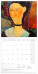 NOTIQUE Poznámkový kalendář Amedeo Modigliani 2027, 30 x 30 cm - pgp-36992-z_kal - variant Pg PGP-36992-Z