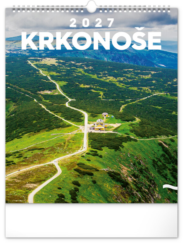 NOTIQUE Nástěnný kalendář Krkonoše CZ 2027, 30 x 34 cm