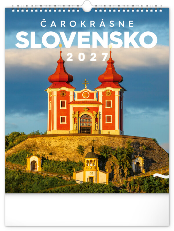 NOTIQUE Nástěnný kalendář Čarokrásné Slovensko 2027, 30 x 34 cm