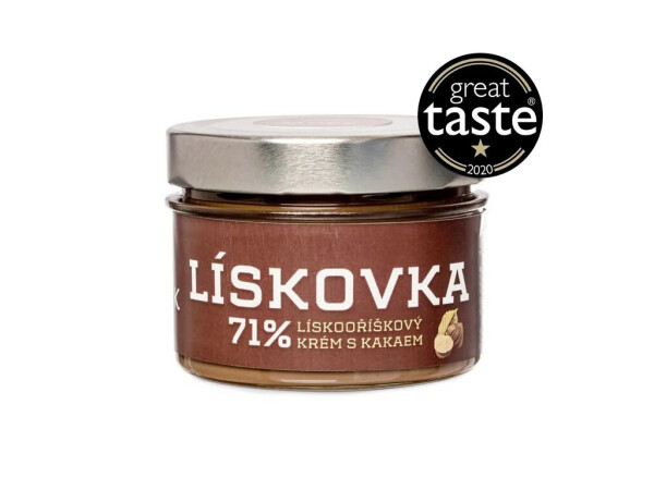 Lískovka – 71% lískový krém s kakaem