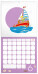 NOTIQUE Poznámkový kalendář Malý princ Plastic 2027, PLASTIC FREE, 30 x 30 cm - pgp-36347_kal - variant Pg PGP-36347