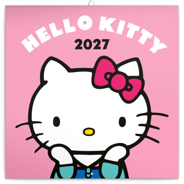 NOTIQUE Poznámkový kalendář Hello Kitty 2027, 30 x 30 cm