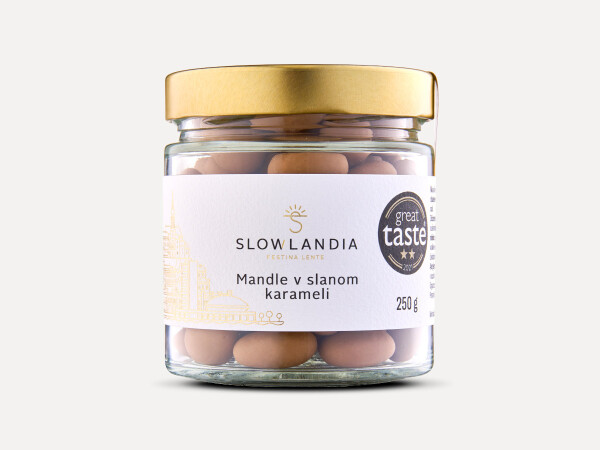 Mandle ve slaném karamelu 250 g