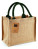 WM412 Jute Mini Gift Bag - WM412_Natural_Forest-Green - variant Ls 1000191184