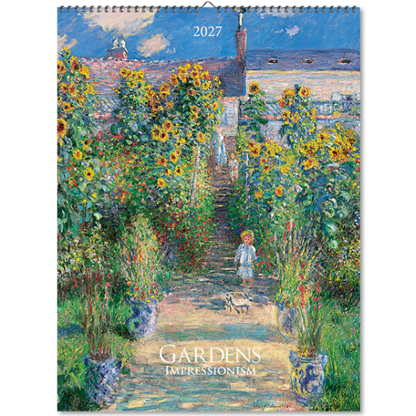 Nástěnný kalendář Gardens Impressionism 2027