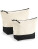 WM544 Dipped Base Canvas Accessory Bag - WM544_Natural_Black - variant Ls 1000243278