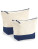 WM544 Dipped Base Canvas Accessory Bag - WM544_Natural_Navy - variant Ls 1000243280