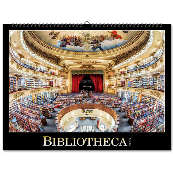 Nástěnný kalendář Bibliotheca 2027