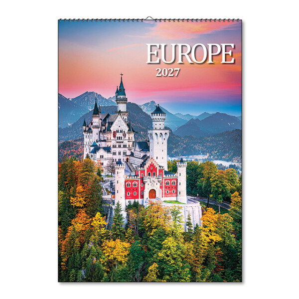 Nástěnný kalendář Europe 2027