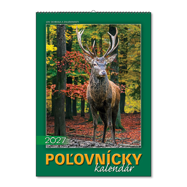 Nástěnný kalendář Lovecký kalendář 2027
