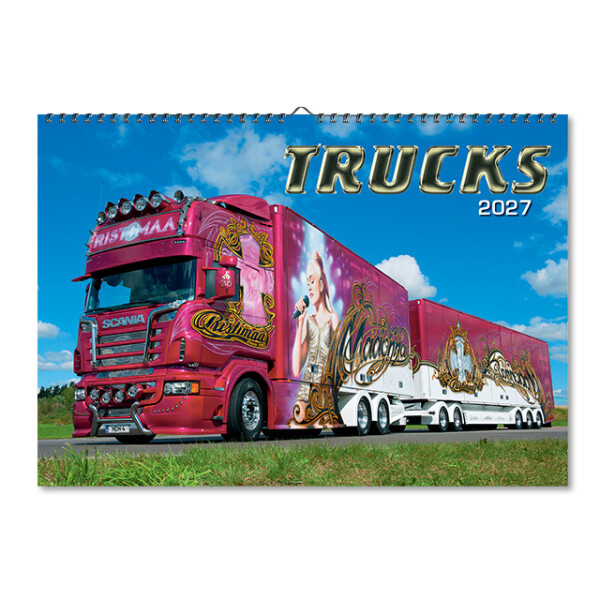 Nástěnný kalendář Trucks 2027