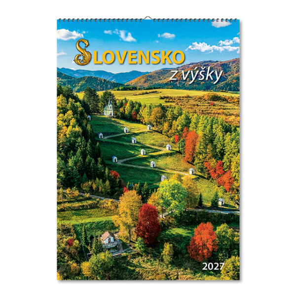 Nástěnný kalendář Slovensko z výše 2027