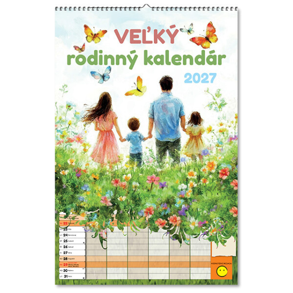 Nástěnný kalendář Velký rodinný kalendář 2027