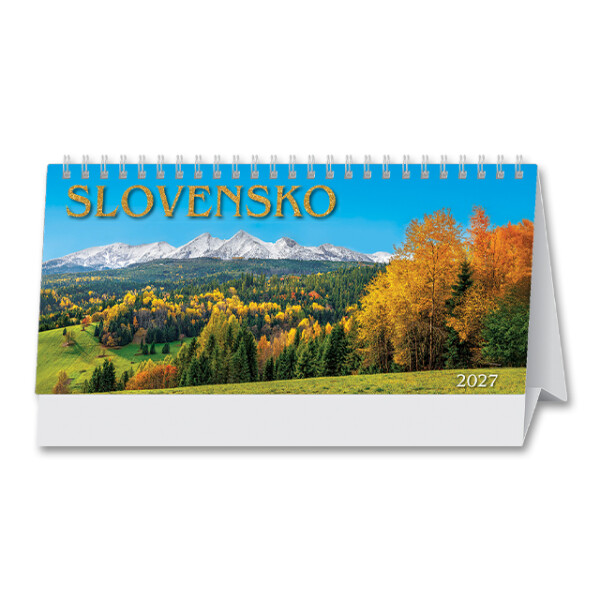 Stolní kalendář Slovensko sloupcové 2027