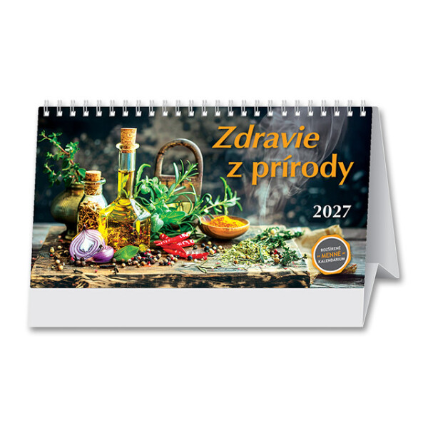 Stolní kalendář Zdraví z přírody 2027