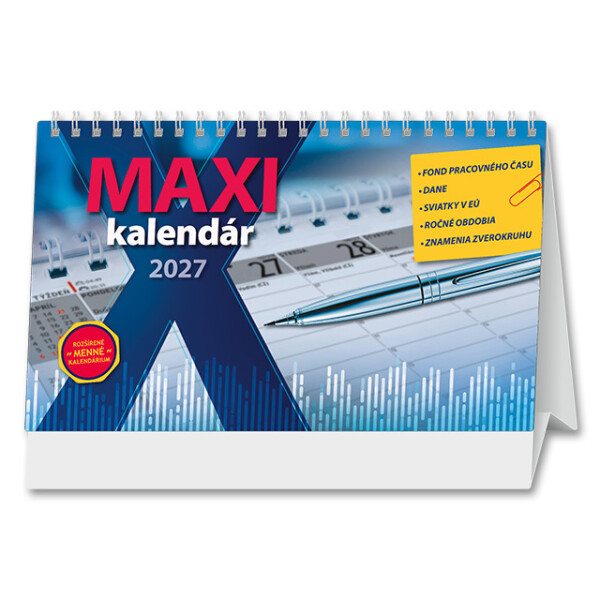 Stolní kalendář Maxi 2027