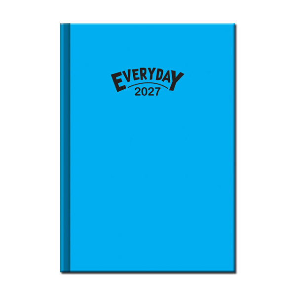 Denní diář A5 Everyday COLORS modrý 2027