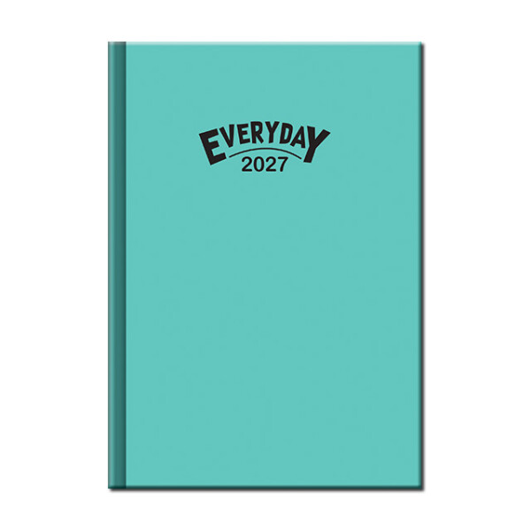Denní diář A5 Everyday COLORS mentolový 2027