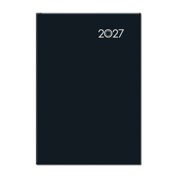 Denní diář A5 FALCON černý 2027