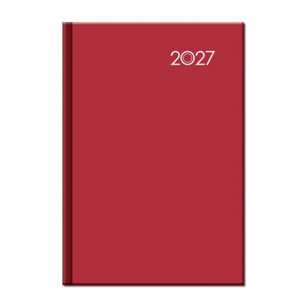 Týdenní diář A5 FALCON červený 2027