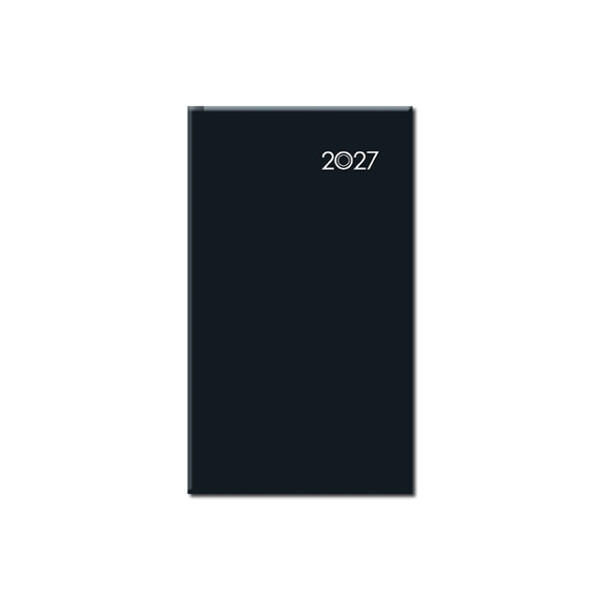 Mini diář A6 FALCON černý 2027