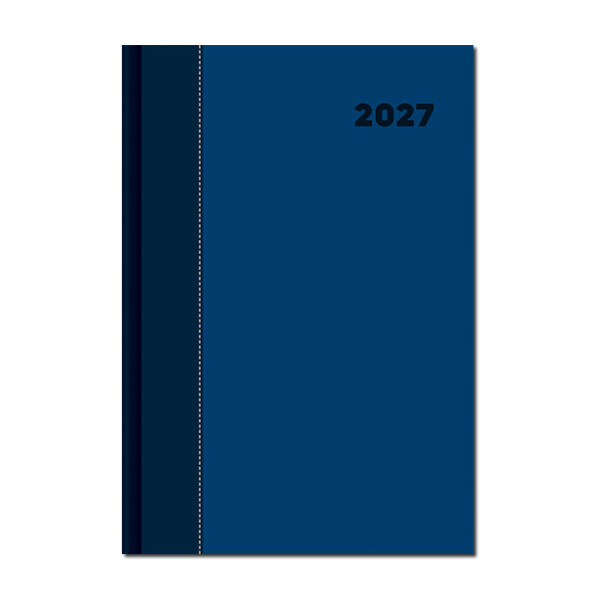 Denní diář A5 DOLCETTO modře modrý 2027