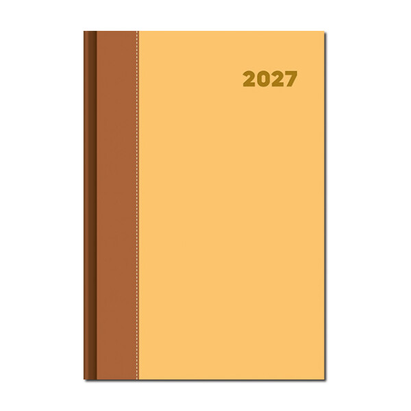 Denní diář A5 DOLCETTO hnědo zlatý 2027