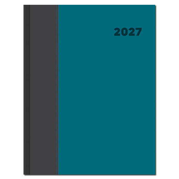 Manager diář A4 DOLCETTO šedo tyrkysový 2027