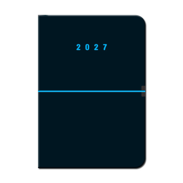 Týdenní diář A5 CAPRI Černý 2027