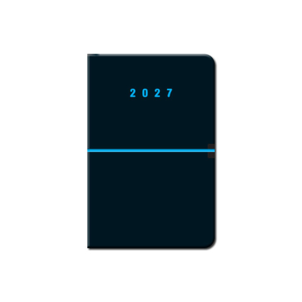 Mini diář A6 CAPRI černý 2027