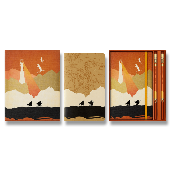 Souprava Moleskine Lord of the Rings - L, zápisník, sešit, tužky, sběratelská edice